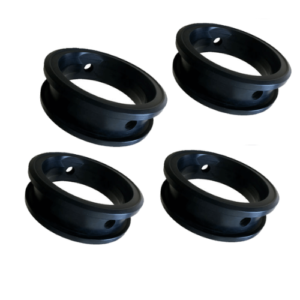 Valve plate rubber gasket