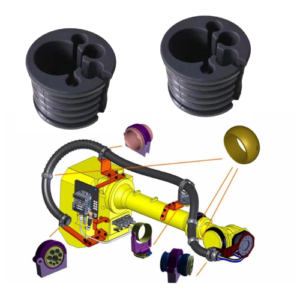 Customized Rubber Grommets For Industrial Robots